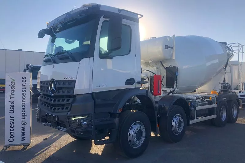 Mercedes-Benz Arocs 3740 + hormigonera frumecar Mercedes-Benz Arocs 3740 + hormigonera frumecar