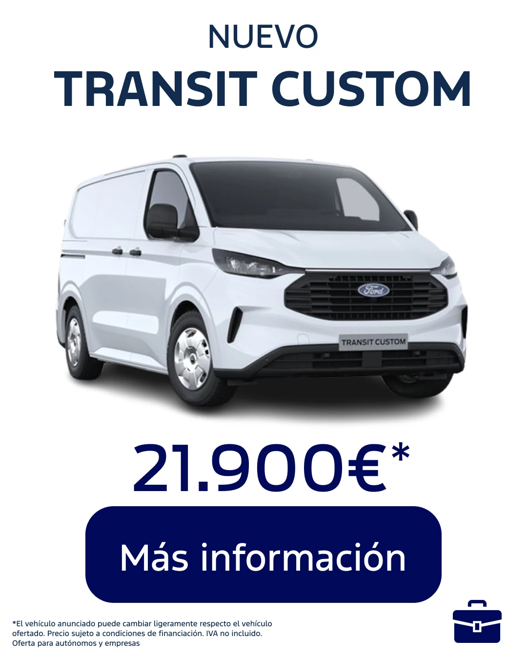 Transit Custom por 21.900 €*