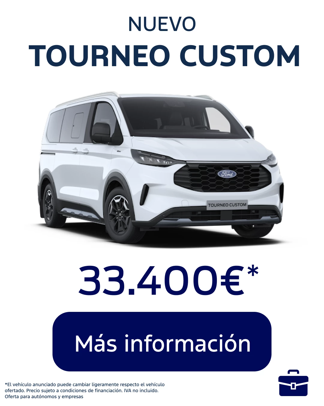 Tourneo Custom por 33.400 €* 