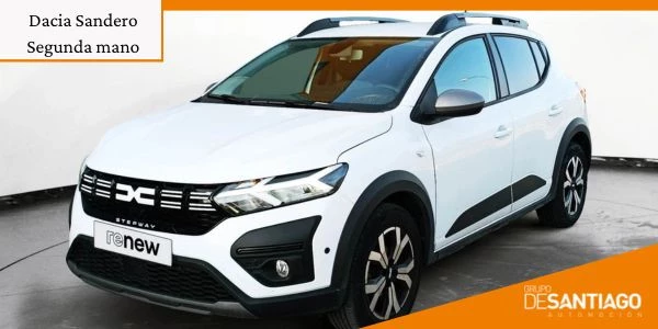Dacia Sandero blanco de segunda mano