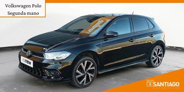 Volkswagen polo negro de ocasión