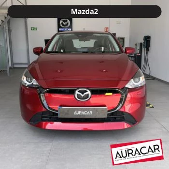 Mazda2 microhíbrido de color rojo de ocasión
