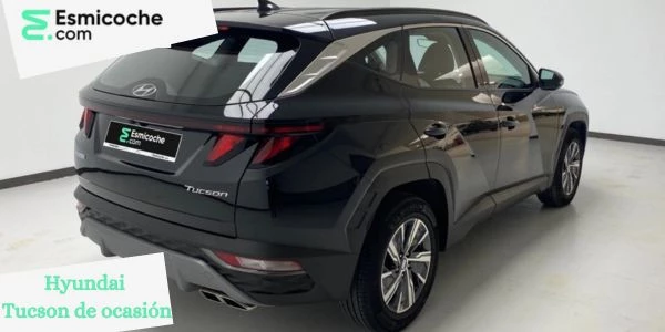 Parte trasera del Hyundai Tucson negro de ocasión