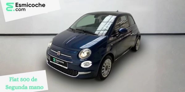 Fiat 500 color azul de ocasión