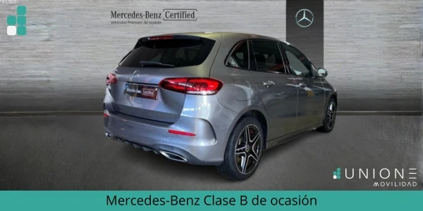 Parte trasera del mercedes clase B