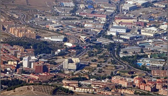 Vista aérea de Arganda del Rey