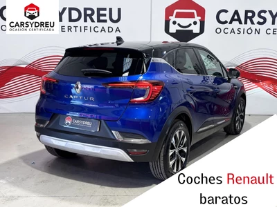 Coche renault de segunda mano azul en Madrid