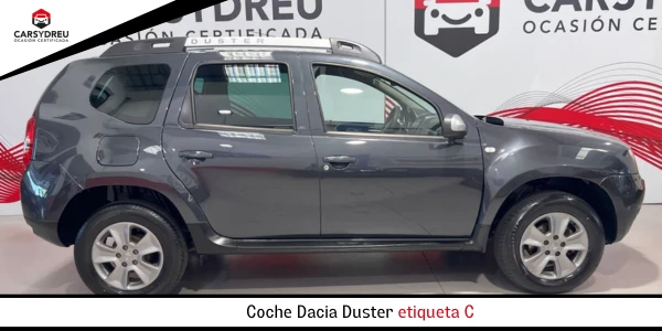 Coche etiqeuta C Dacia Duster
