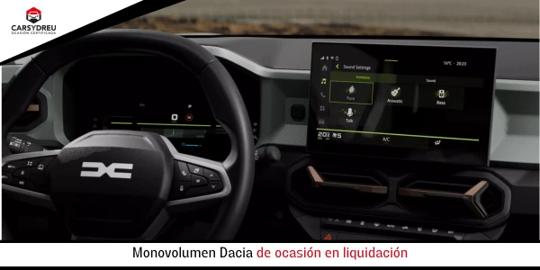 Interior del Dacia Duster
