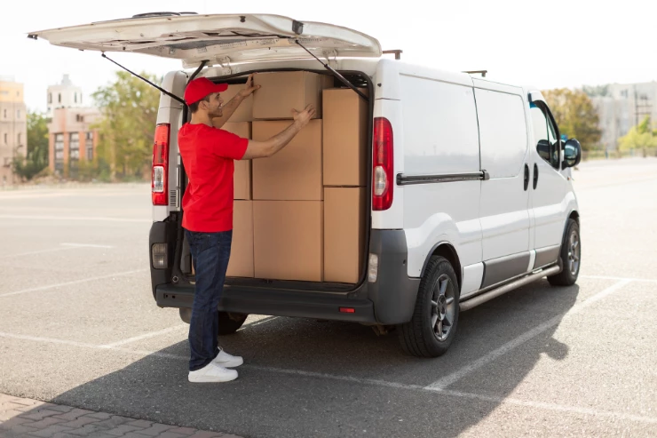 Furgoneta para paqueteria
