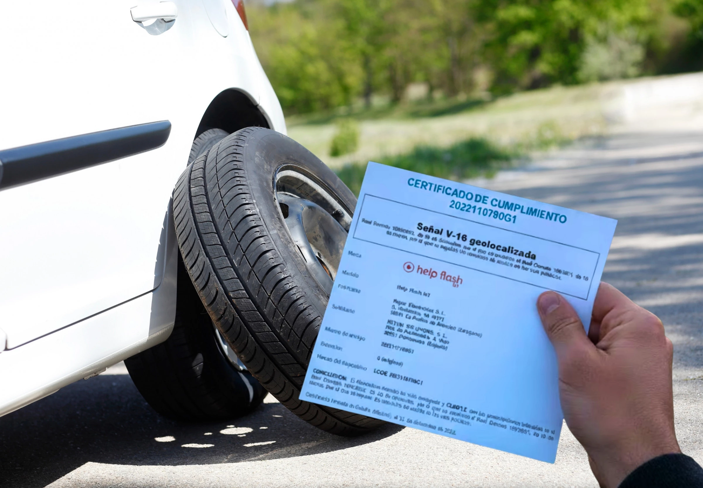 El papel de la señal V-16 