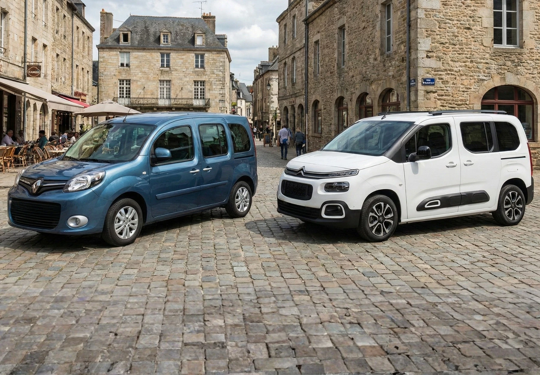 Furgonetas compactas tipo Renault Kangoo o Citroën Berlingo