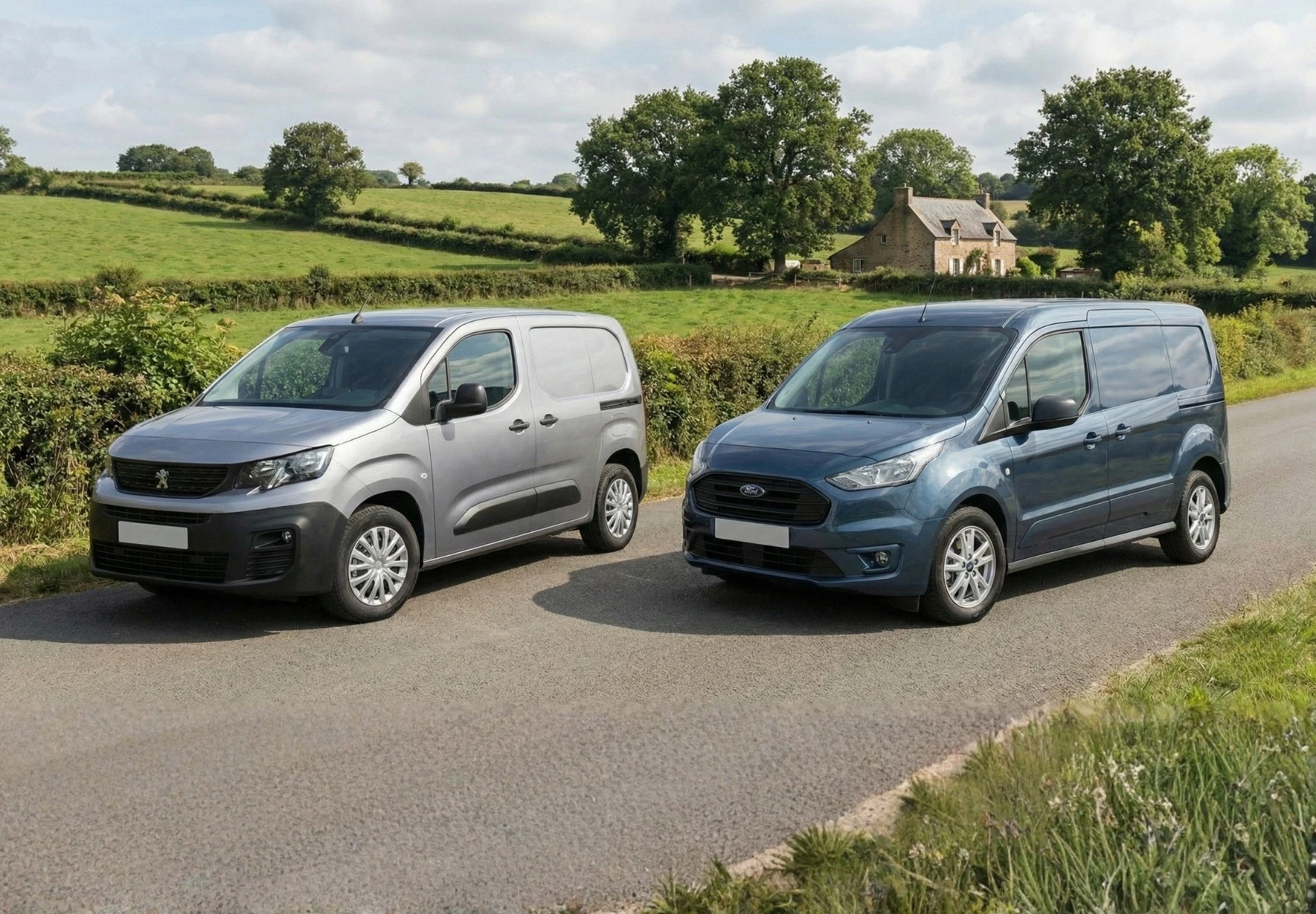 Furgonetas medianas tipo Peugeot Partner o Ford Transit Connect