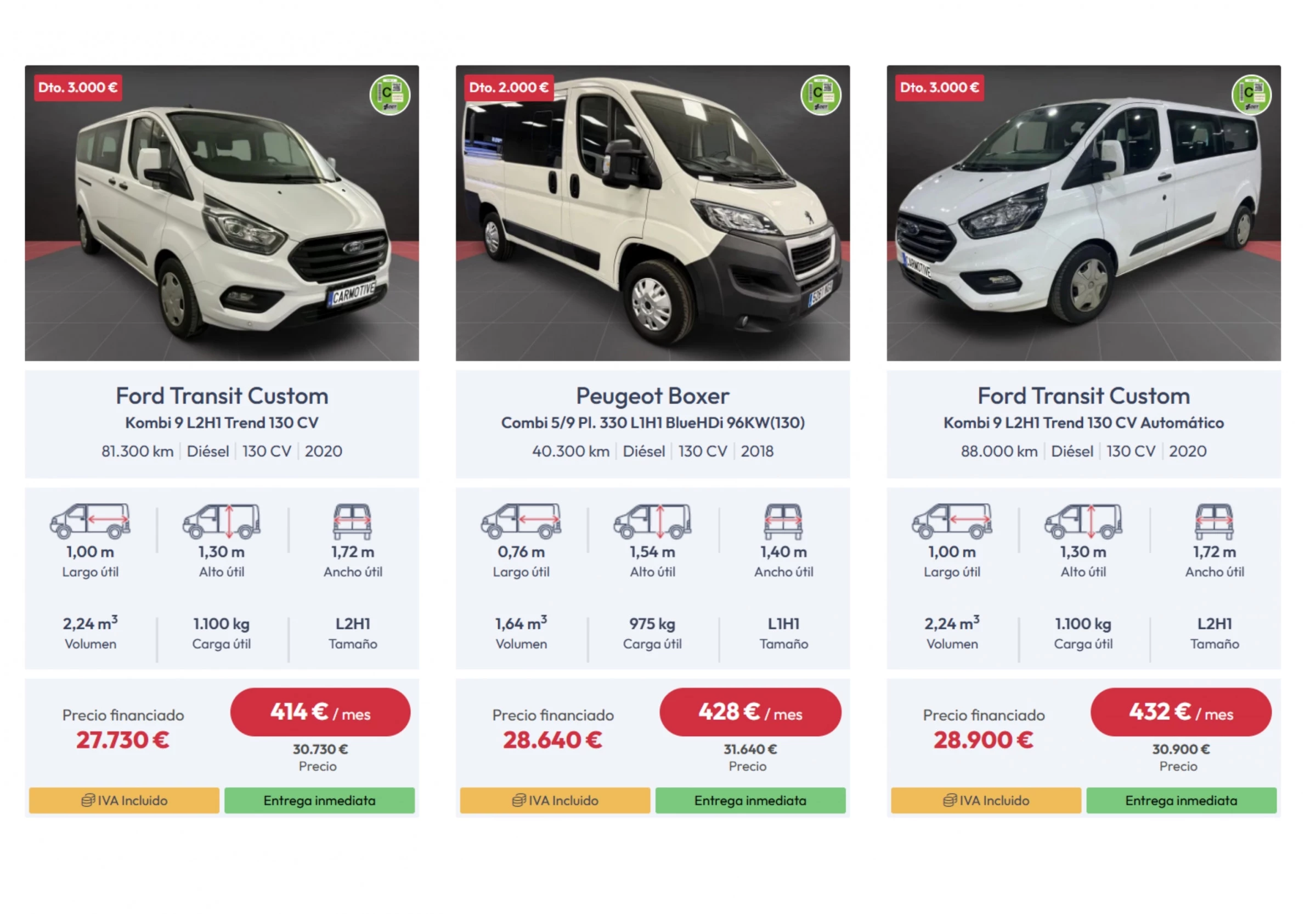 Furgonetas mixtas tufurgoneta.es