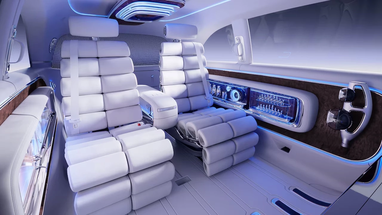 Mercedes Vision V asientos cuero blanco