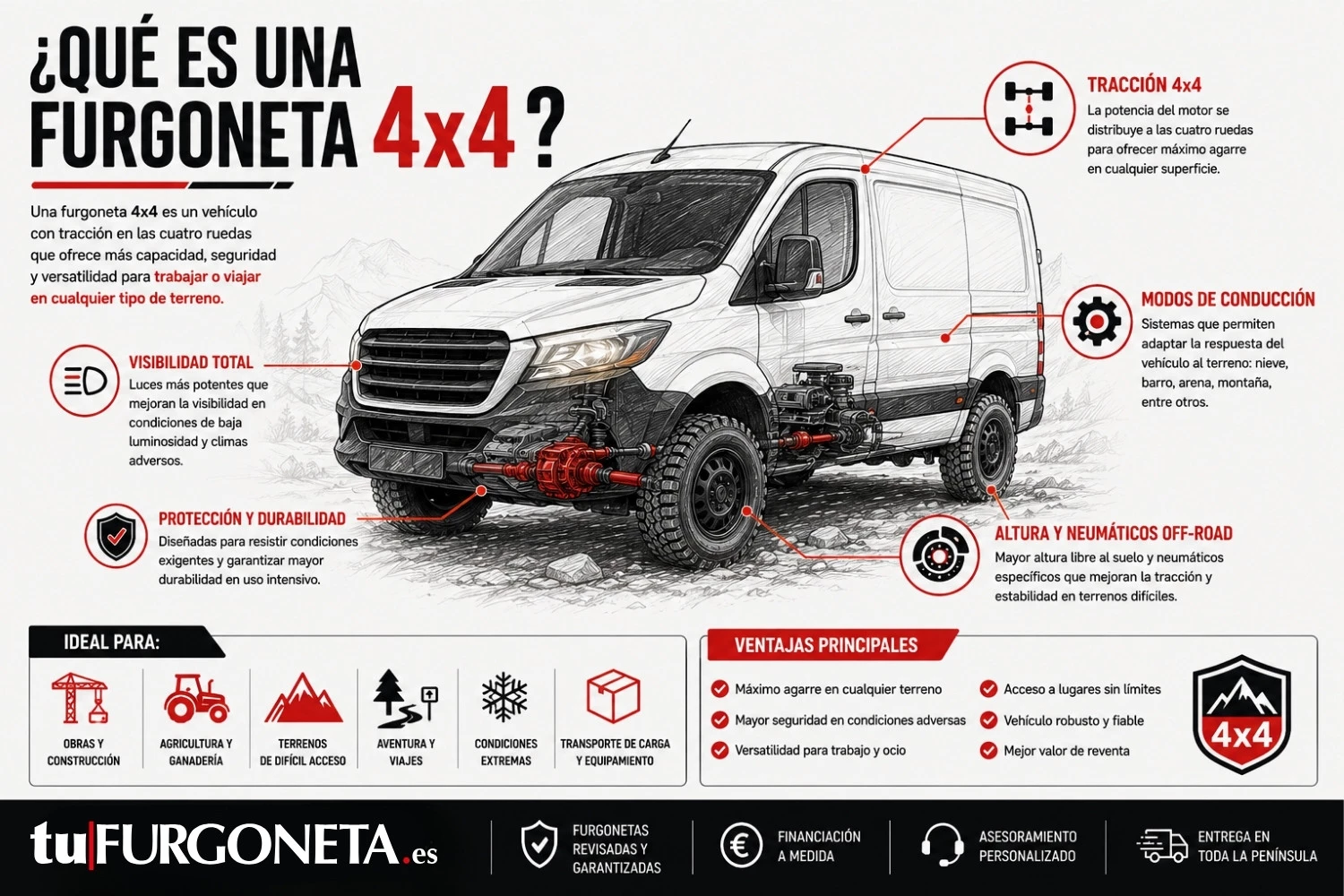que es una furgoneta 4x4