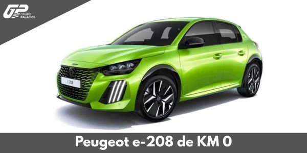 Peugeot e-208 de km0 eléctrico color verde
