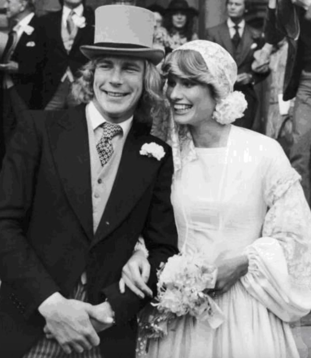 James Hunt y su boda con Susan Miller